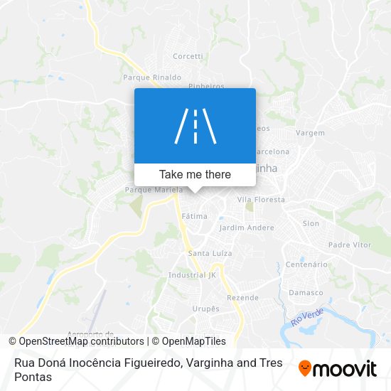 Rua Doná Inocência Figueiredo map