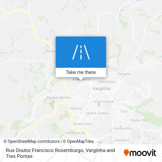 Rua Doutor Francisco Rosemburgo map