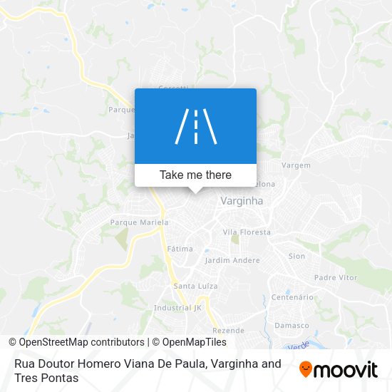 Rua Doutor Homero Viana De Paula map