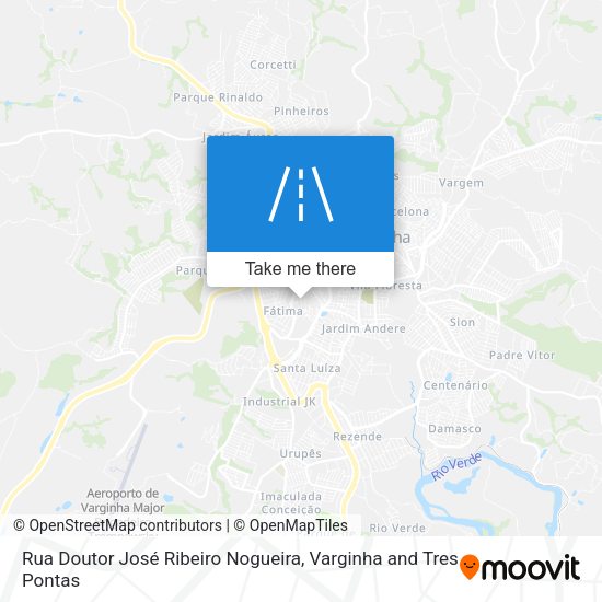 Rua Doutor José Ribeiro Nogueira map