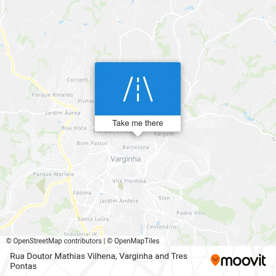 Rua Doutor Mathias Vilhena map