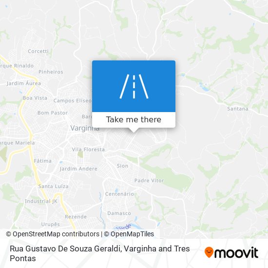 Rua Gustavo De Souza Geraldi map