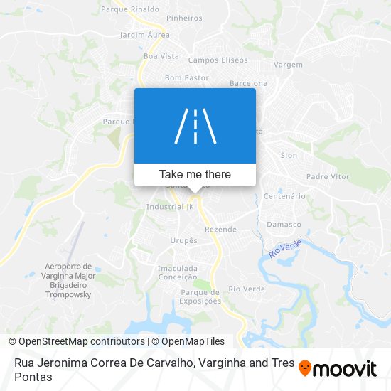 Mapa Rua Jeronima Correa De Carvalho