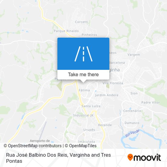 Rua José Balbino Dos Reis map