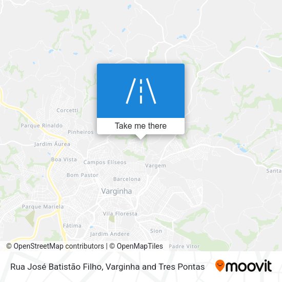Rua José Batistão Filho map