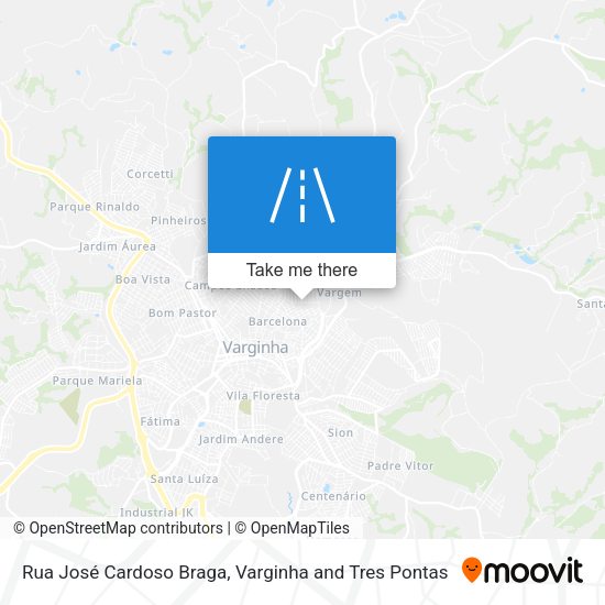 Rua José Cardoso Braga map