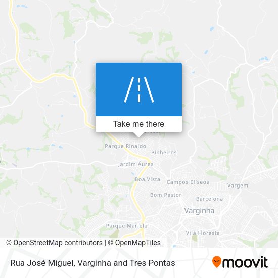 Rua José Miguel map