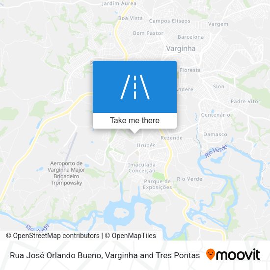 Rua José Orlando Bueno map