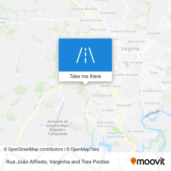 Rua João Alfredo map