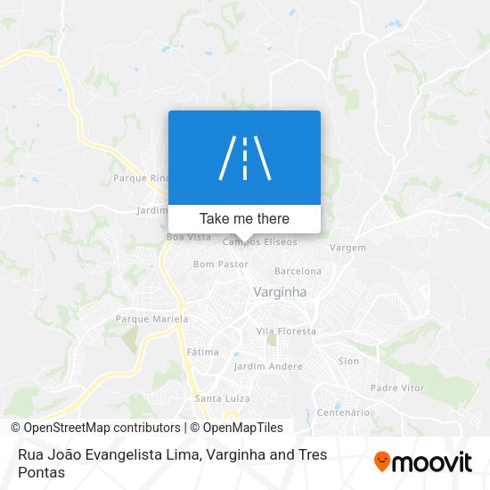Rua João Evangelista Lima map