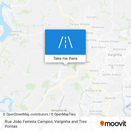 Rua João Ferreira Campos map