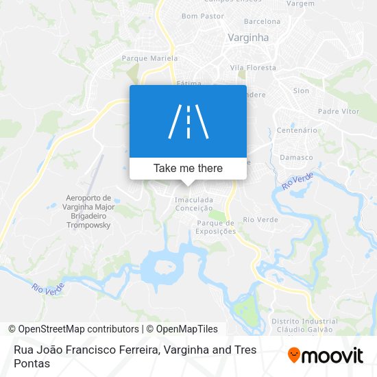 Rua João Francisco Ferreira map