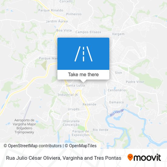 Rua Julio César Oliviera map