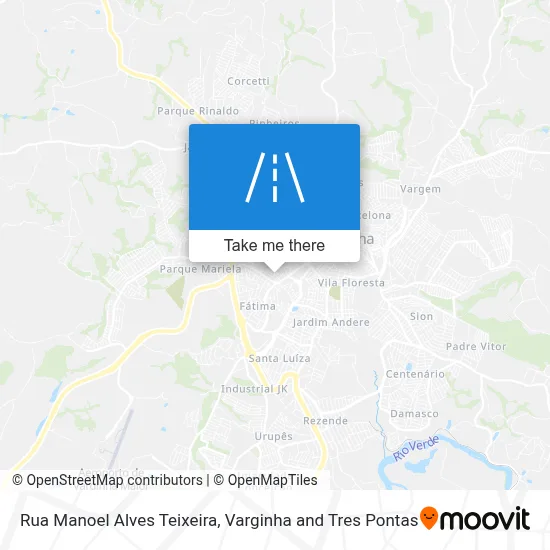 Rua Manoel Alves Teixeira map