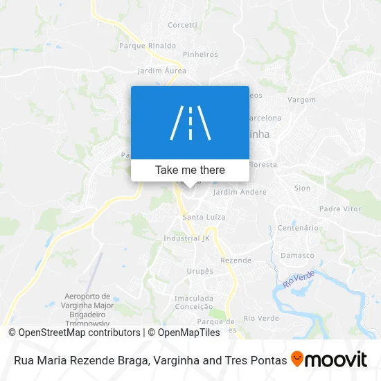 Rua Maria Rezende Braga map
