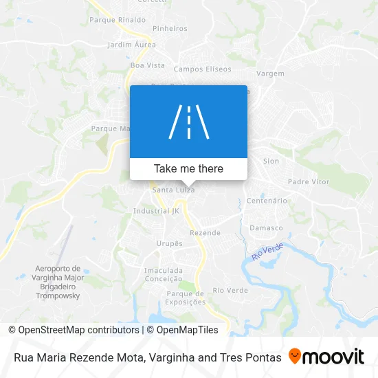 Rua Maria Rezende Mota map