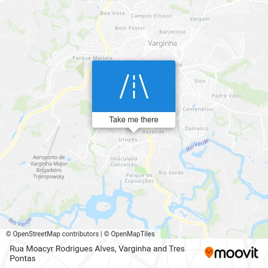 Rua Moacyr Rodrigues Alves map