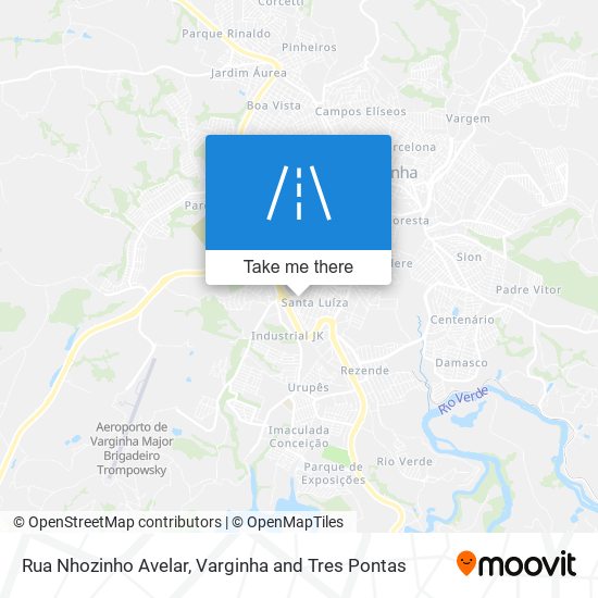 Rua Nhozinho Avelar map