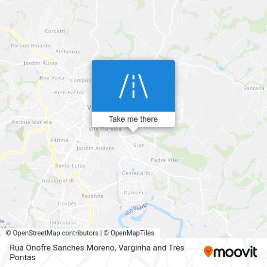 Rua Onofre Sanches Moreno map
