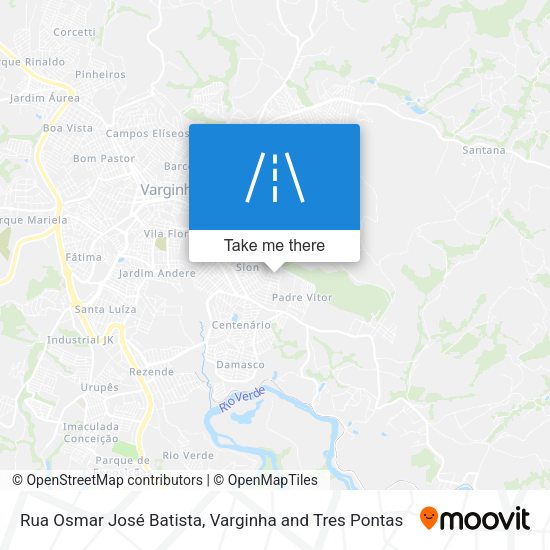 Rua Osmar José Batista map