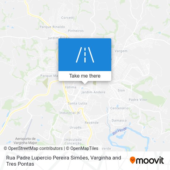 Rua Padre Lupercio Pereira Simões map