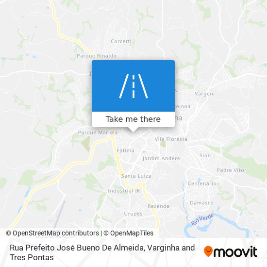 Mapa Rua Prefeito José Bueno De Almeida