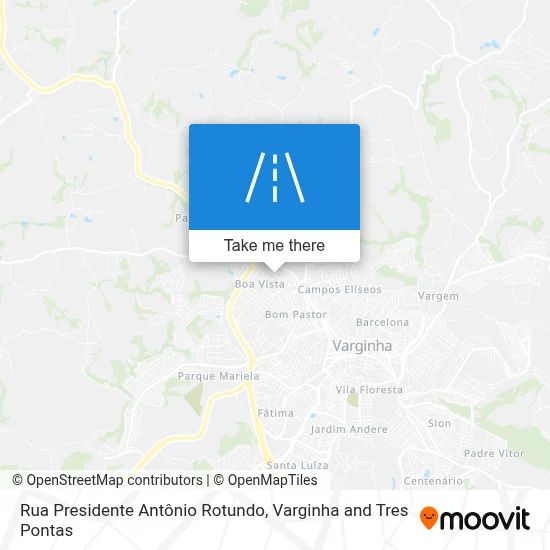 Rua Presidente Antônio Rotundo map