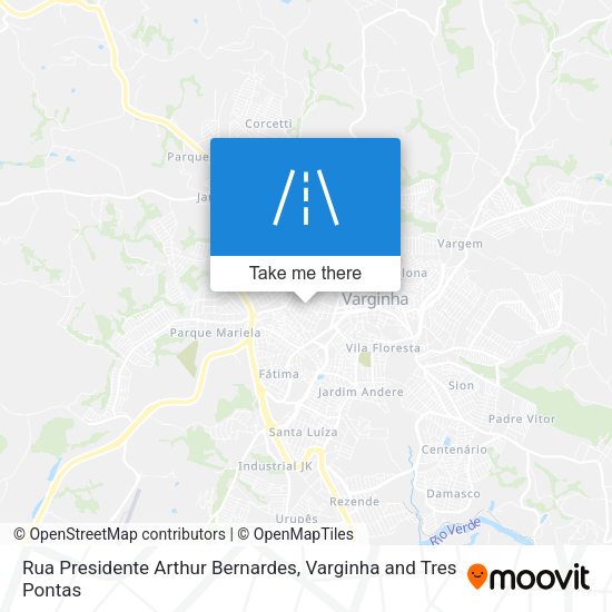 Rua Presidente Arthur Bernardes map