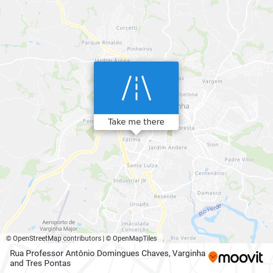 Rua Professor Antônio Domingues Chaves map