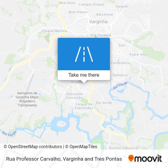 Rua Professor Carvalho map