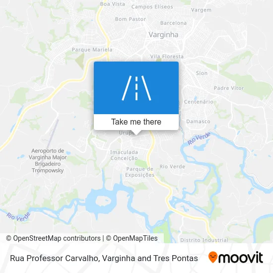 Rua Professor Carvalho map