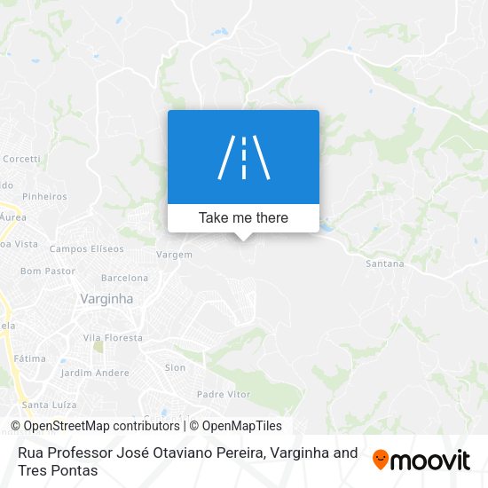 Rua Professor José Otaviano Pereira map