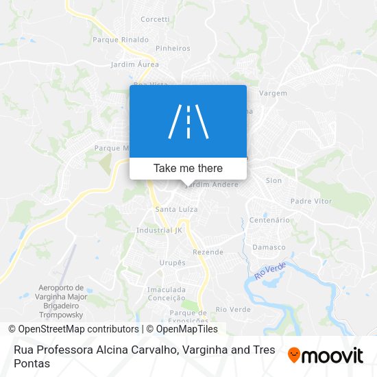 Rua Professora Alcina Carvalho map