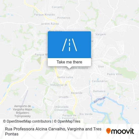 Rua Professora Alcina Carvalho map
