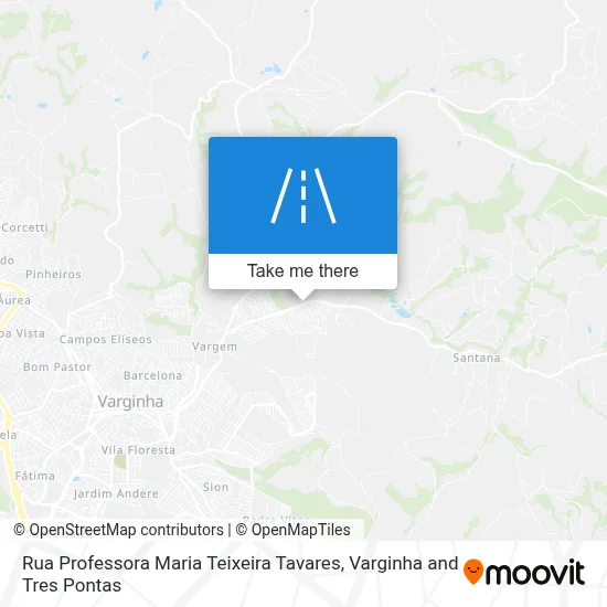 Rua Professora Maria Teixeira Tavares map