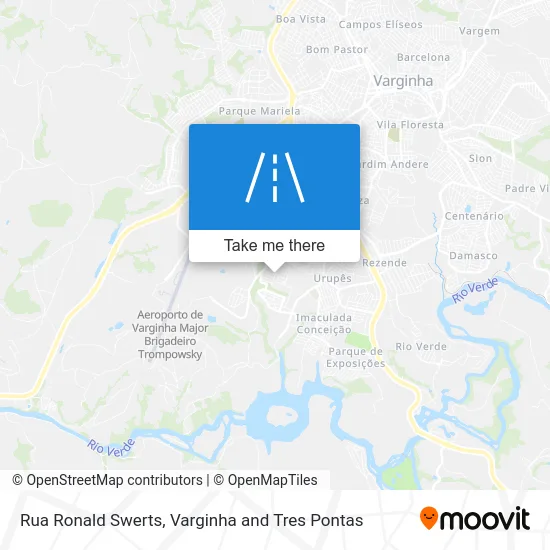 Rua Ronald Swerts map