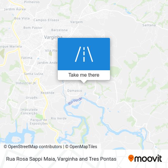 Rua Rosa Sappi Maia map