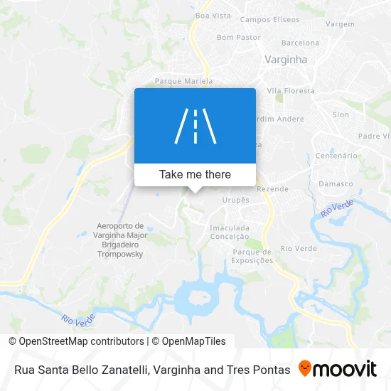 Rua Santa Bello Zanatelli map