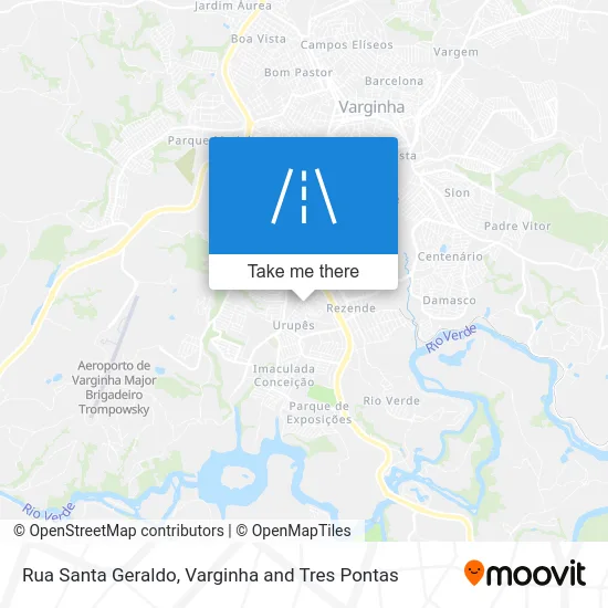 Rua Santa Geraldo map