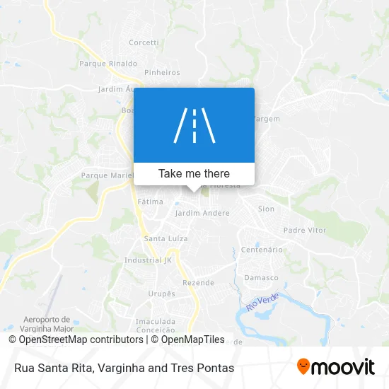Rua Santa Rita map