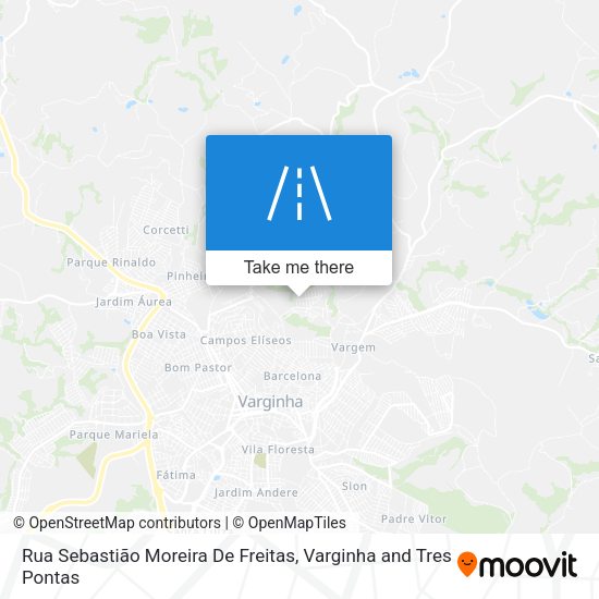 Rua Sebastião Moreira De Freitas map