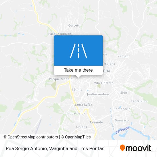 Rua Sergio Antônio map
