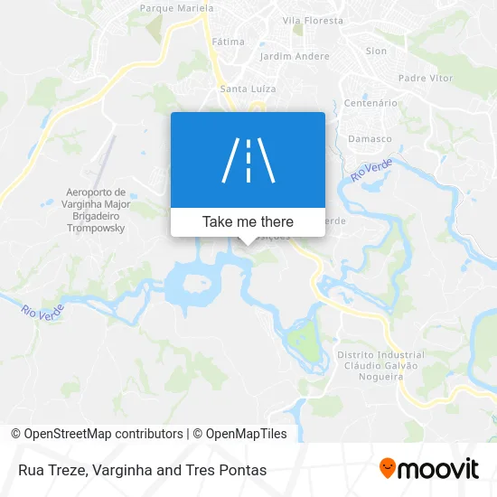 Rua Treze map