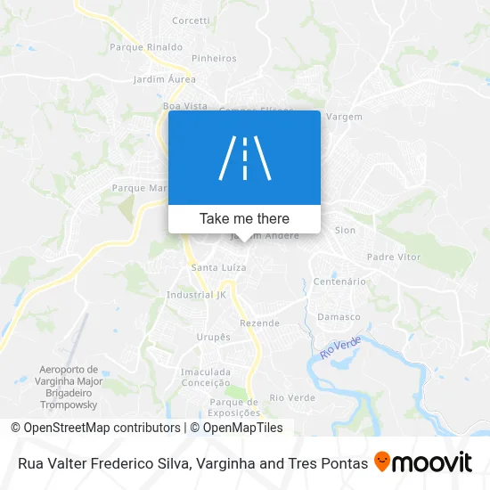 Rua Valter Frederico Silva map