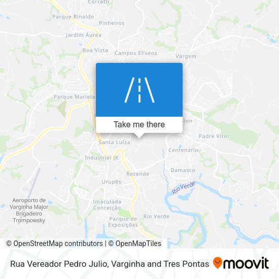 Rua Vereador Pedro Julio map