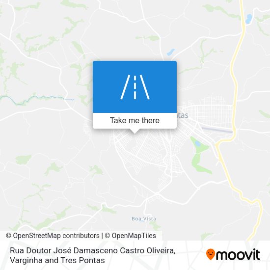 Rua Doutor José Damasceno Castro Oliveira map