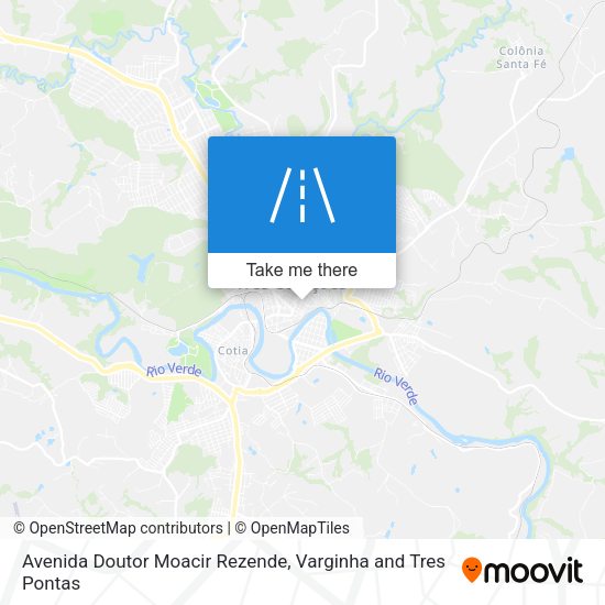 Avenida Doutor Moacir Rezende map