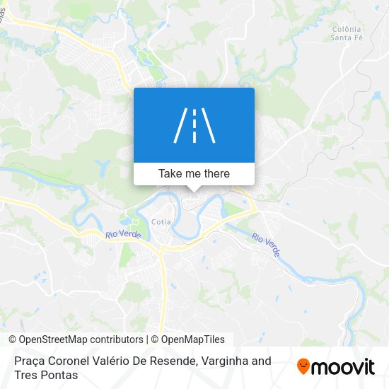 Praça Coronel Valério De Resende map