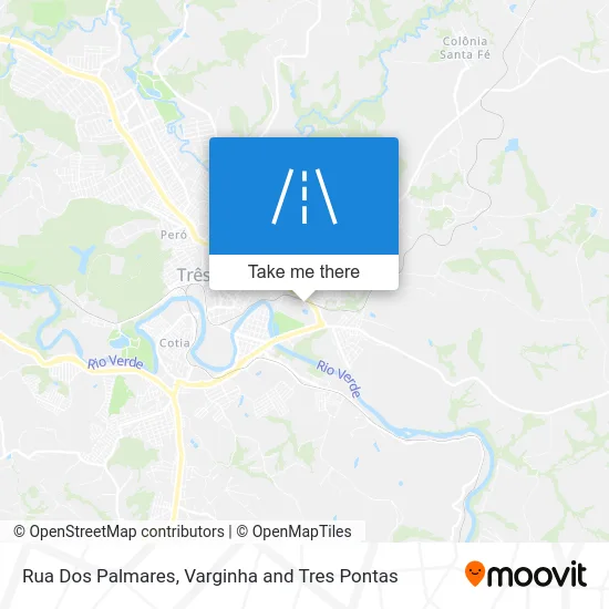 Rua Dos Palmares map