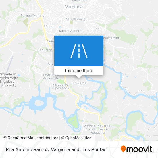 Rua Antônio Ramos map